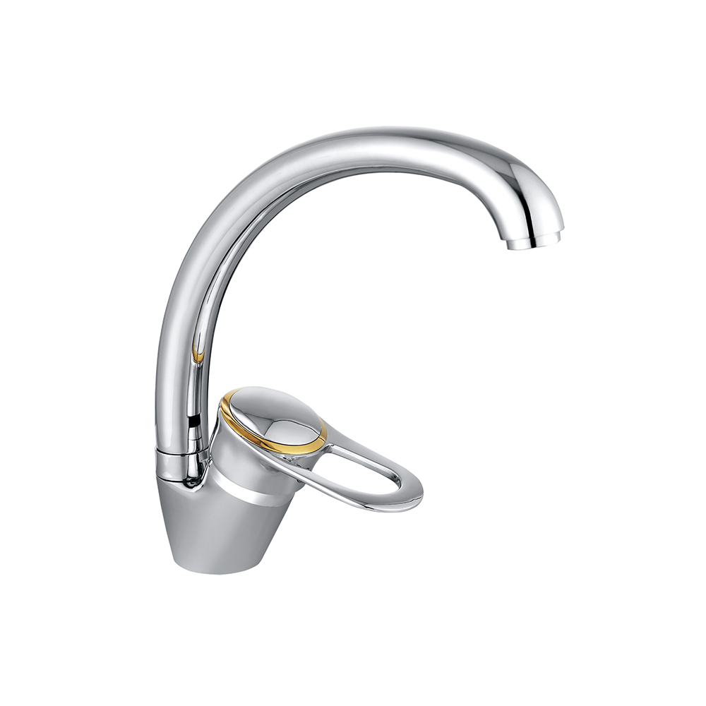 Various designs of basin mixers