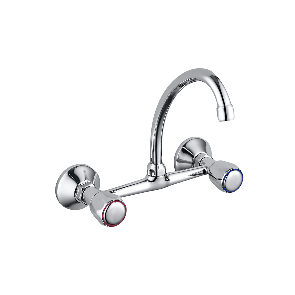TPM-615104 High-quality all-copper thickened vegetable sink sink vertical hot and cold water-two-hand wheel kitchen faucet