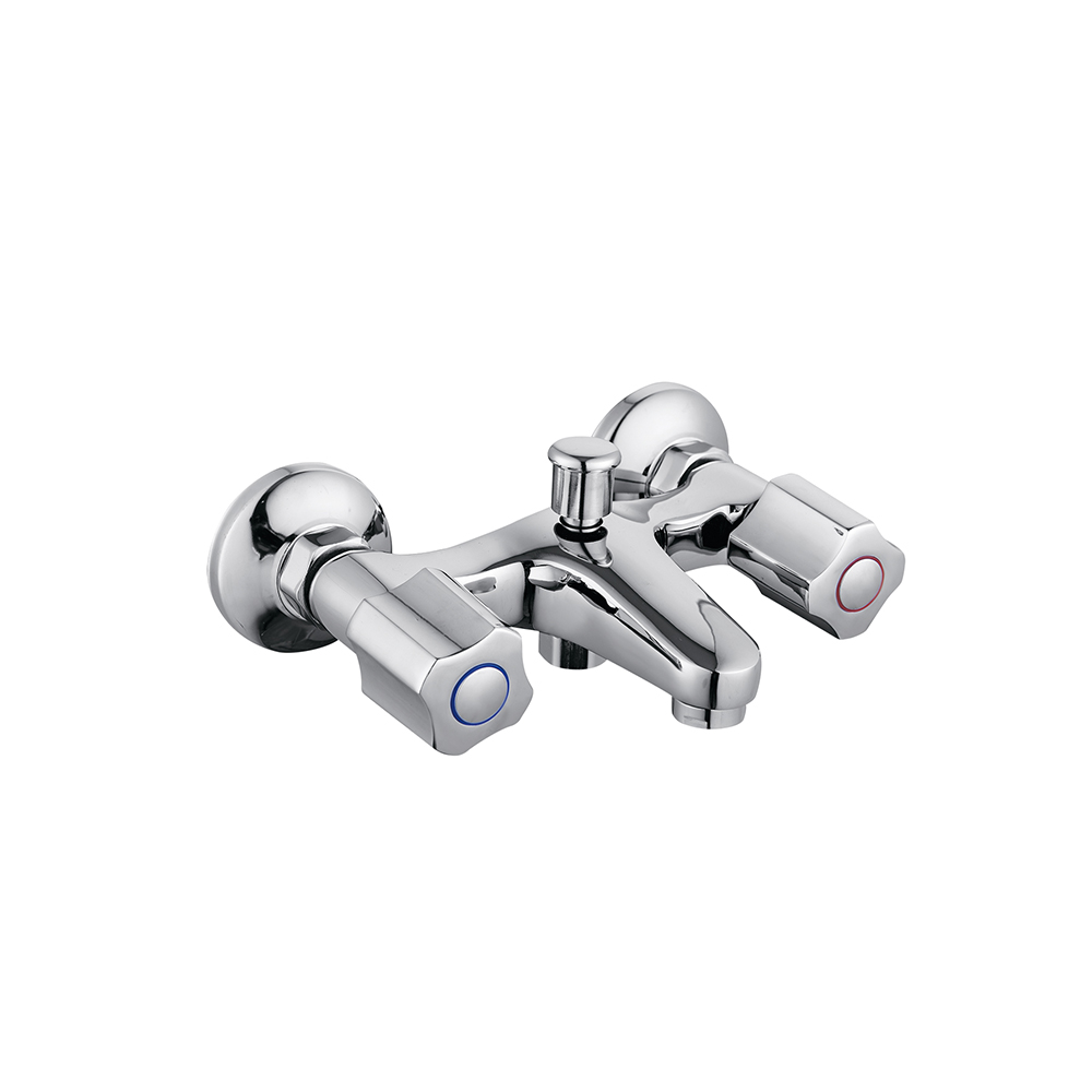 TPM-620106 High quality full copper thickened hot and cold water bathroom toilet-two hand wheel shower faucet