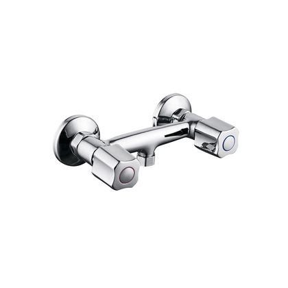 TPM-620107 High quality full copper thickened hot and cold water bathroom bath shower-two hand wheel shower faucet