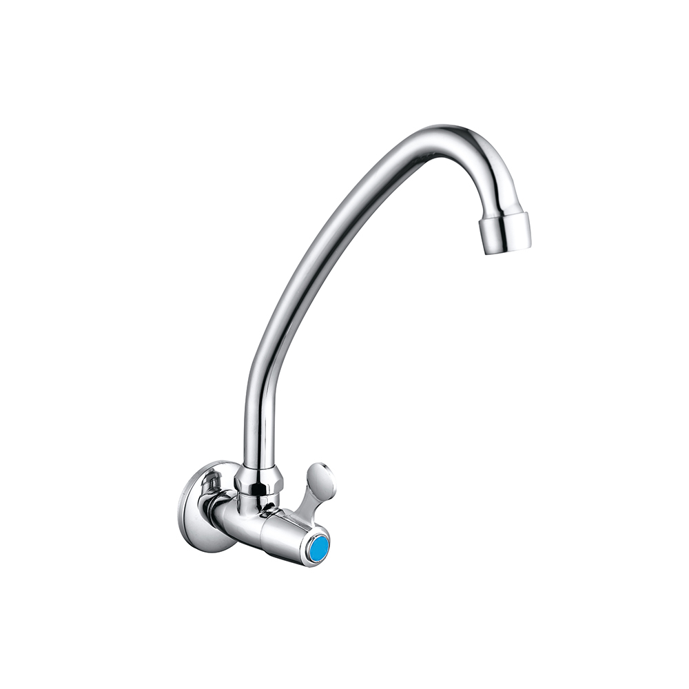 TPM-623103 High Quality All Copper Thickened Vegetable Washing Pool Sink Vertical Cold Water-Kitchen Faucet
