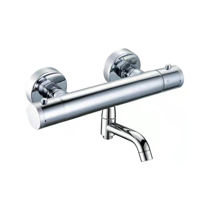 TPM-701102-High quality all copper long spout spout bathroom hot and cold water-thermostatic shower faucet