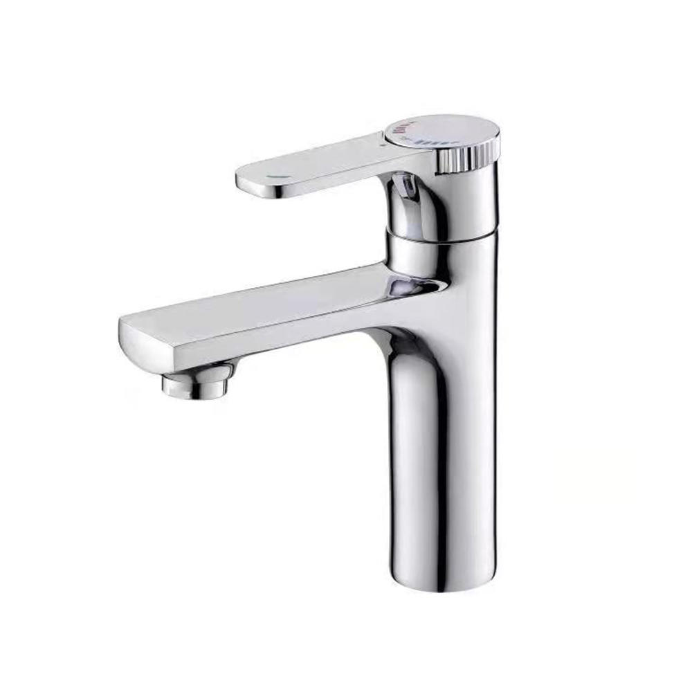TPM-701105-High quality full copper thickened bathroom washroom toilet hot and cold water-thermostatic basin faucet