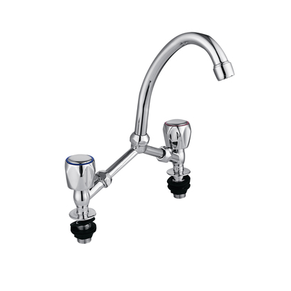 TPM-618101 High-quality all-copper thickened sink wash basin cold and hot water vertical-two hand wheel kitchen faucet